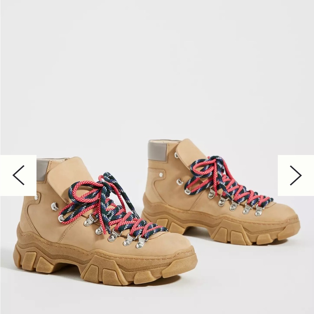 Anthropologie Another project gray suede hiking boots